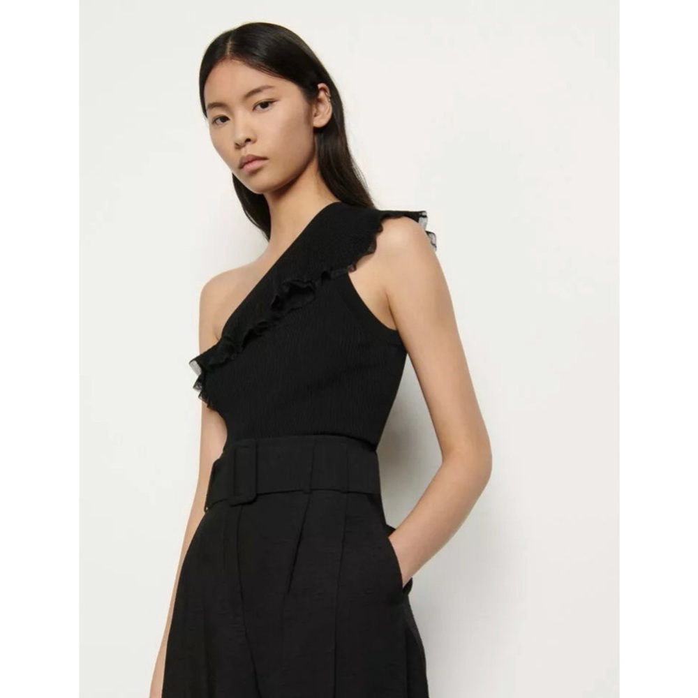 Sandro One shoulder Top (never worn)